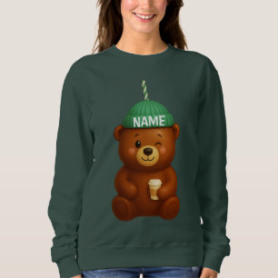 Benutzerdefinierter Name Bearista   Personalisiert Sweatshirt