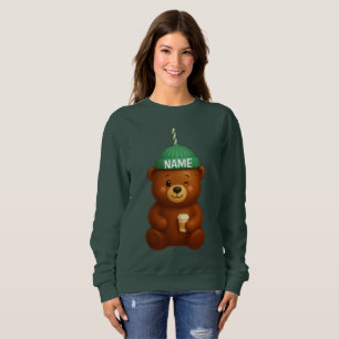 Benutzerdefinierter Name Bearista   Personalisiert Sweatshirt