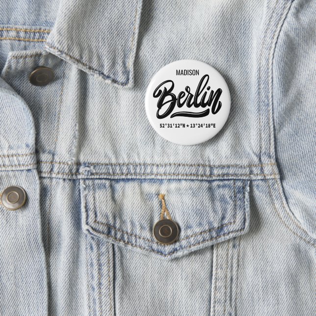 Benutzerdefinierter Name Berlin Deutschland Koordi Button (Beispiel)