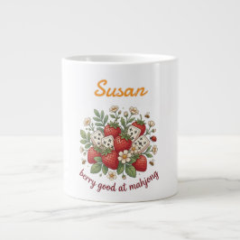 Benutzerdefinierter Name Berry Good beim Mahjong R Jumbo-Tasse