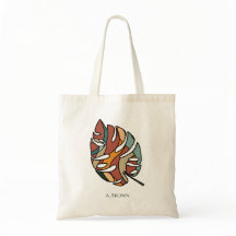 Benutzerdefinierter Name Botanisches Blatt Serene