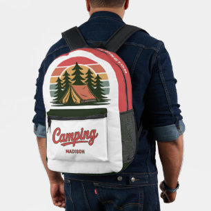 Benutzerdefinierter Name Camping Bedruckter Rucksack