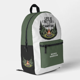 Benutzerdefinierter Name Camping Bedruckter Rucksack