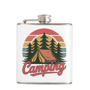 Benutzerdefinierter Name Camping Flachmann