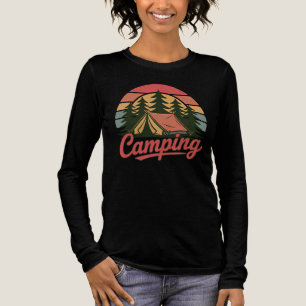Benutzerdefinierter Name Camping Tri-Blend Shirt
