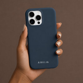 Benutzerdefinierter Name Charcoal Blue iPhone-Hüll iPhone 16 Pro Hülle