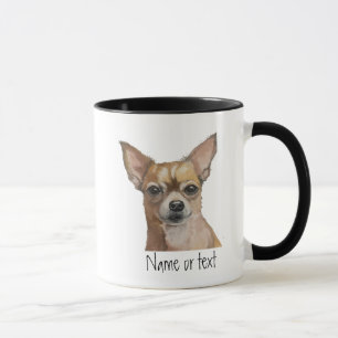 Benutzerdefinierter Name Chihuahua, Haustier Hund  Tasse