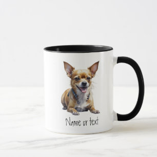 Benutzerdefinierter Name Chihuahua, Haustier Hund  Tasse