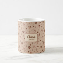 Benutzerdefinierter Name Cozy Cocoa Heiße Schokola
