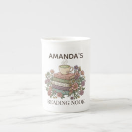Benutzerdefinierter Name Cozy Reading Nook Comfort Prozellantasse