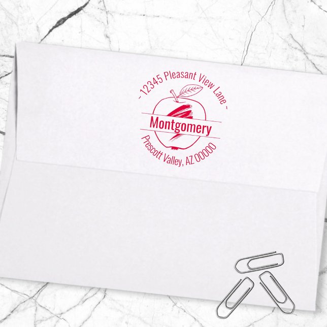 Benutzerdefinierter Name der Apfelkreises Permastempel (Von Creator hochgeladen)