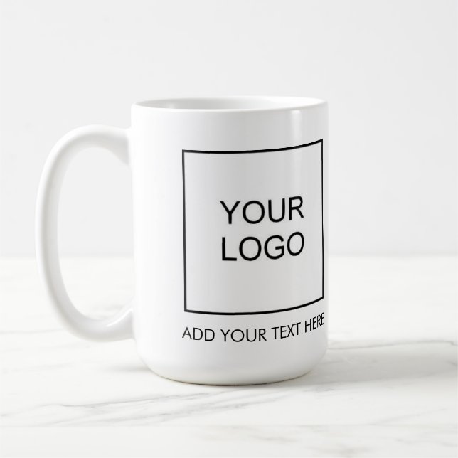 Benutzerdefinierter Name des Firmenlogos Kaffeetasse (Links)