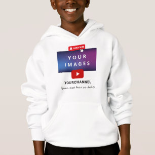 Benutzerdefinierter Name des YouTube-Kanals und Hi Hoodie