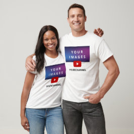 Benutzerdefinierter Name des YouTube-Kanals und Hi T-Shirt