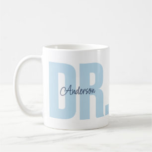 Benutzerdefinierter Name Doktor PhD Abschlussfeier Kaffeetasse