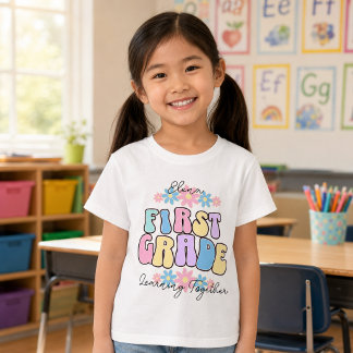Benutzerdefinierter Name Erste Klasse Gemeinsames T-Shirt