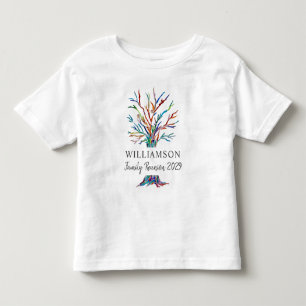 Benutzerdefinierter Name Familienstammbaum Familie Kleinkind T-shirt
