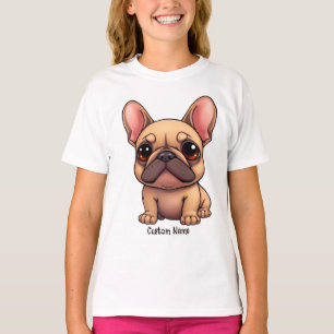 Benutzerdefinierter Name Französische Bulldogge Ha T-Shirt