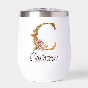 Benutzerdefinierter Name Goldfolie Blush Rosa Rose