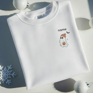 Benutzerdefinierter Name Halloween-Geist |  Persön Sweatshirt