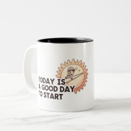Benutzerdefinierter Name Heute Ist Ein Guter Tag Z Zweifarbige Tasse
