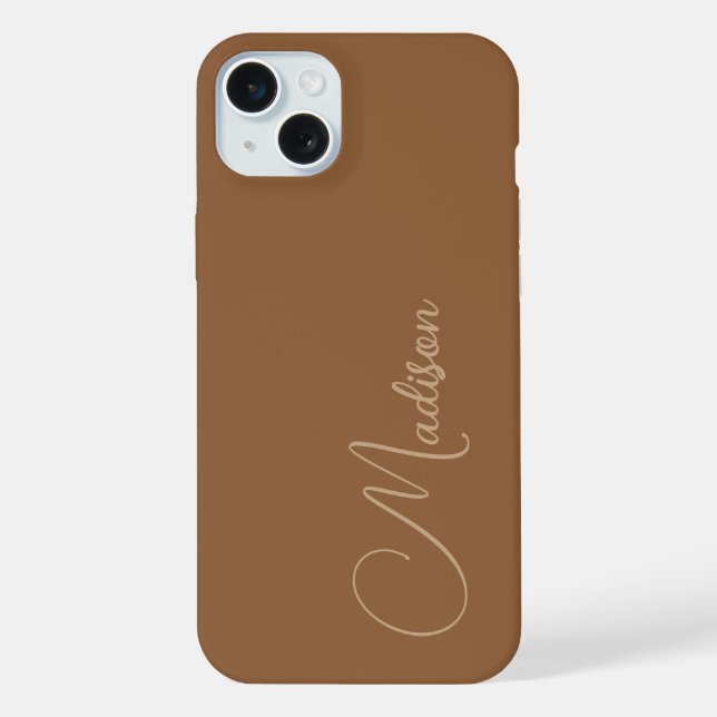 Benutzerdefinierter Name iPhone Hülle (Rückseite)