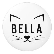 Benutzerdefinierter Name Katzen-Gesicht Neuheit