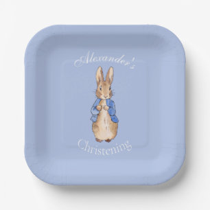 Benutzerdefinierter Name Klassischer Hase Kaninche Pappteller