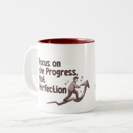 Benutzerdefinierter Name Konzentriere dich auf For Zweifarbige Tasse