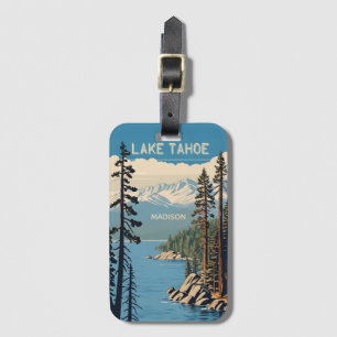 Benutzerdefinierter Name Lake Tahoe Gepäckanhänger