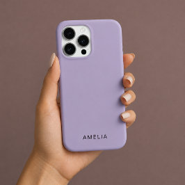 Benutzerdefinierter Name Lavendel-Farbiger iPhone- iPhone 16 Pro Hülle