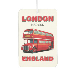 Benutzerdefinierter Name London England Autolufterfrischer