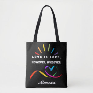 Benutzerdefinierter Name Love is Love Minimalist P