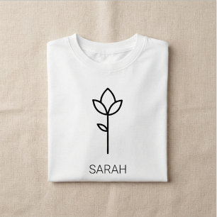 Benutzerdefinierter Name Mädchen T-Shirt