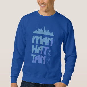 Benutzerdefinierter Name Manhattan New York Sweatshirt