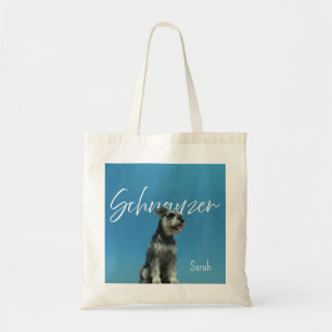 Benutzerdefinierter Name Miniature Schnauzer Hunde Tragetasche