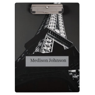 Benutzerdefinierter Name Minimales Business Card D Klemmbrett