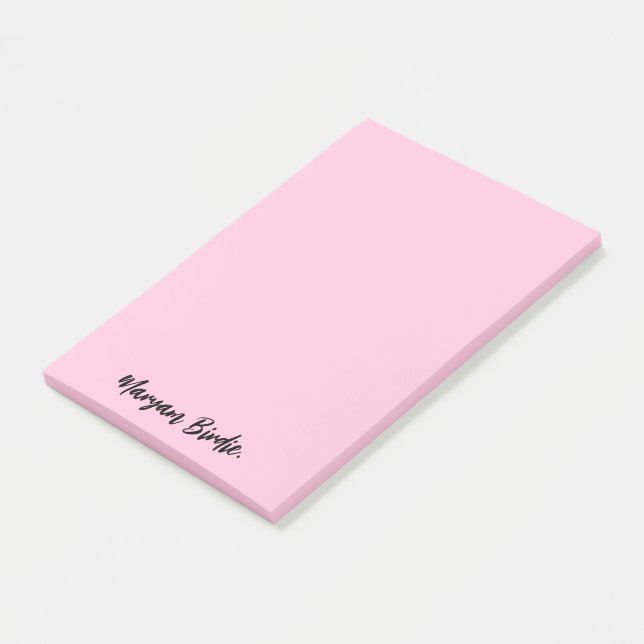 Benutzerdefinierter Name mit Sticky Post-it Klebezettel (angewinkelt)