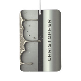 Benutzerdefinierter Name mit tropfendem flüssigem  Autolufterfrischer