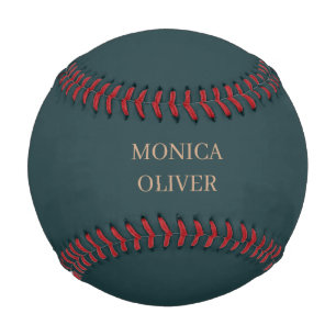 Benutzerdefinierter Name modern minimalistisch pro Baseball