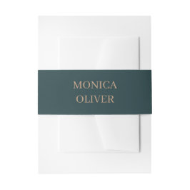 Benutzerdefinierter Name modern minimalistisch pro Einladungsbanderole