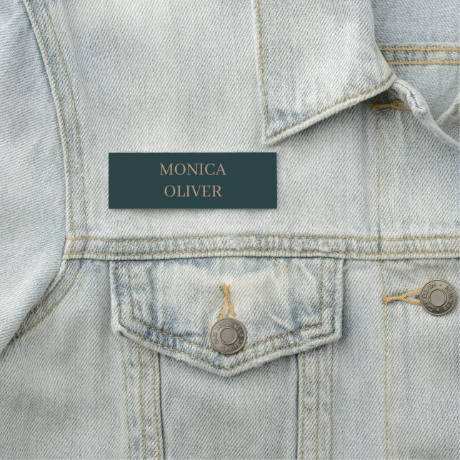Benutzerdefinierter Name modern minimalistischer P Namensschild (Beispiel)