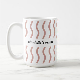 Benutzerdefinierter Name Neue Mutter Zukunft Mutte Kaffeetasse