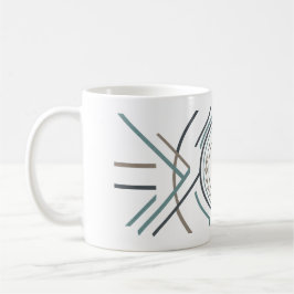 Benutzerdefinierter Name oder Initialen Becher – P Kaffeetasse