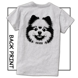 Benutzerdefinierter Name oder Text Pop Art Pomeran T-Shirt