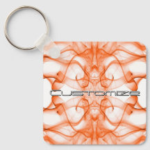 Benutzerdefinierter Name Orange Rauch Symmetrisch 