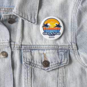 Benutzerdefinierter Name Orlando Florida Button