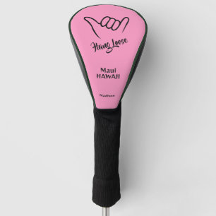 Benutzerdefinierter Name, Ort & Farbe Shaka Golf Headcover