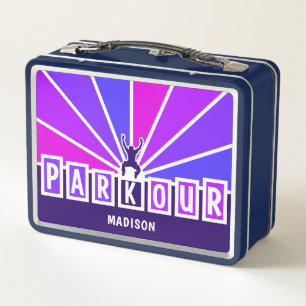 Benutzerdefinierter Name PARKOUR Metall Brotdose