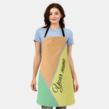 Benutzerdefinierter Name Pastell-Mint-Pfirsich-Far